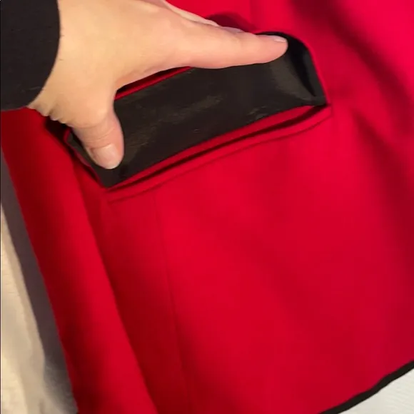 Kate Hill 20w red black accents jacket worn once