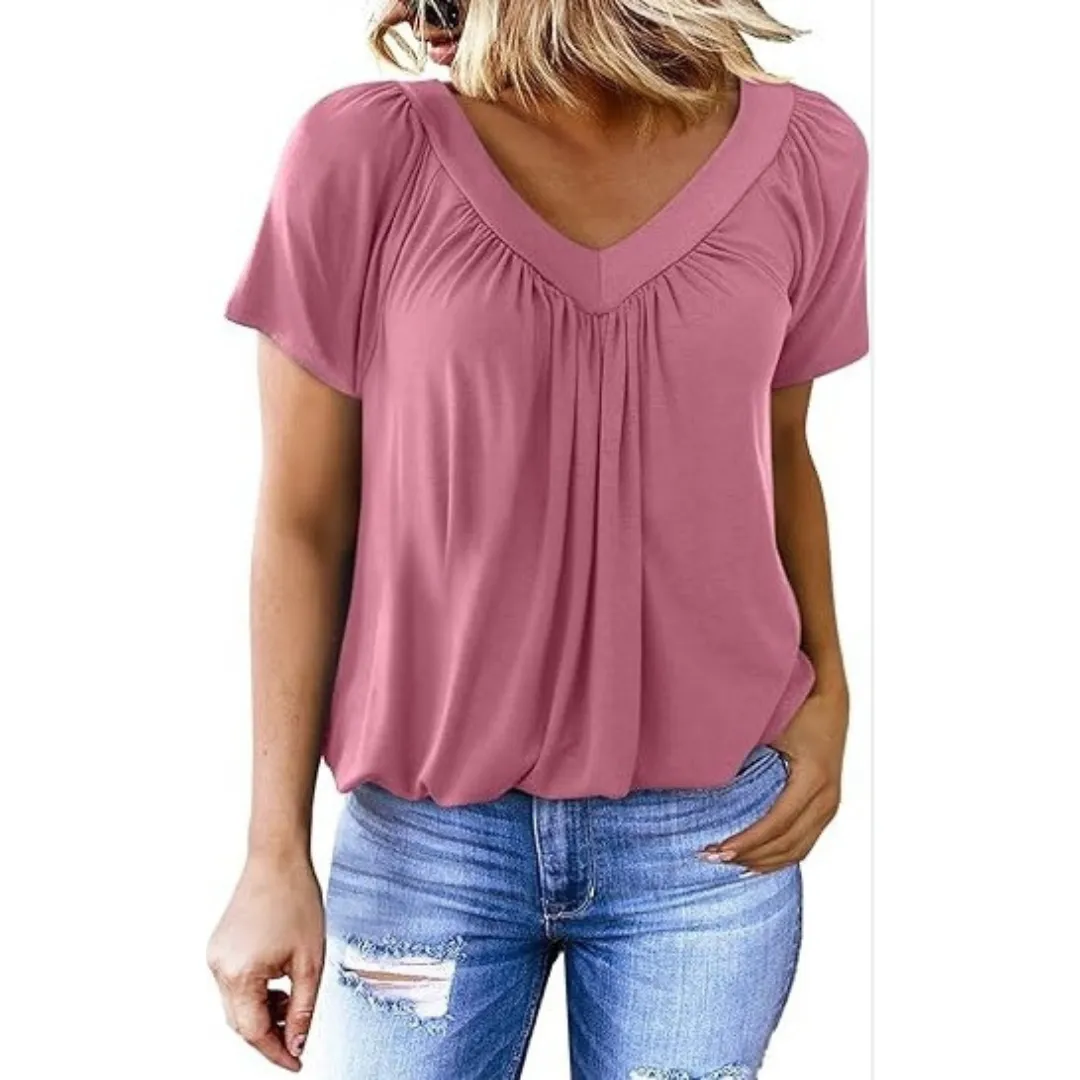 KATHLEEN™ - Casual V-Neck Top