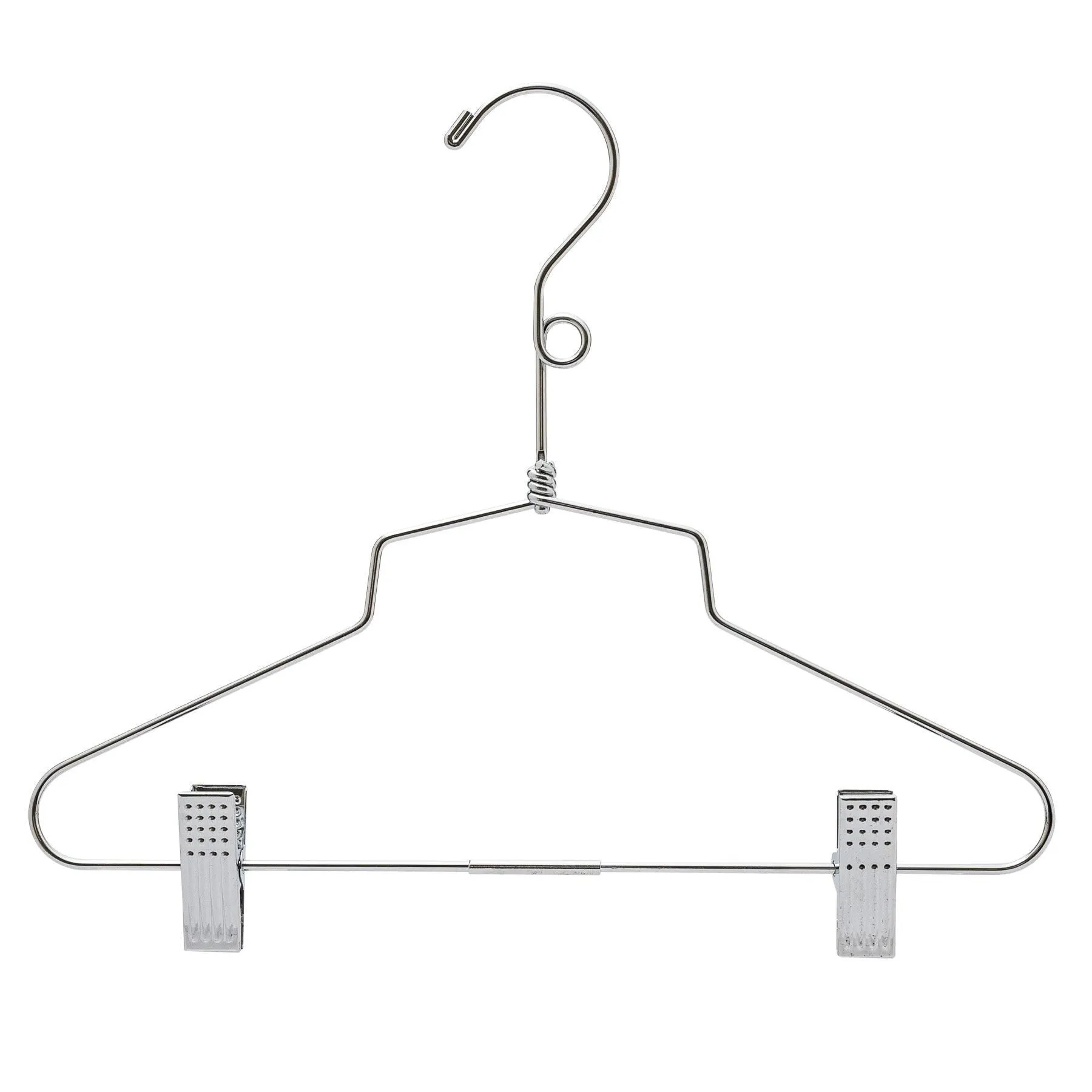 Kid Combination Metal Clothes Hanger w/ Clips - 30cm X 3.5mm Thick - Sold in Bundles of 50/100