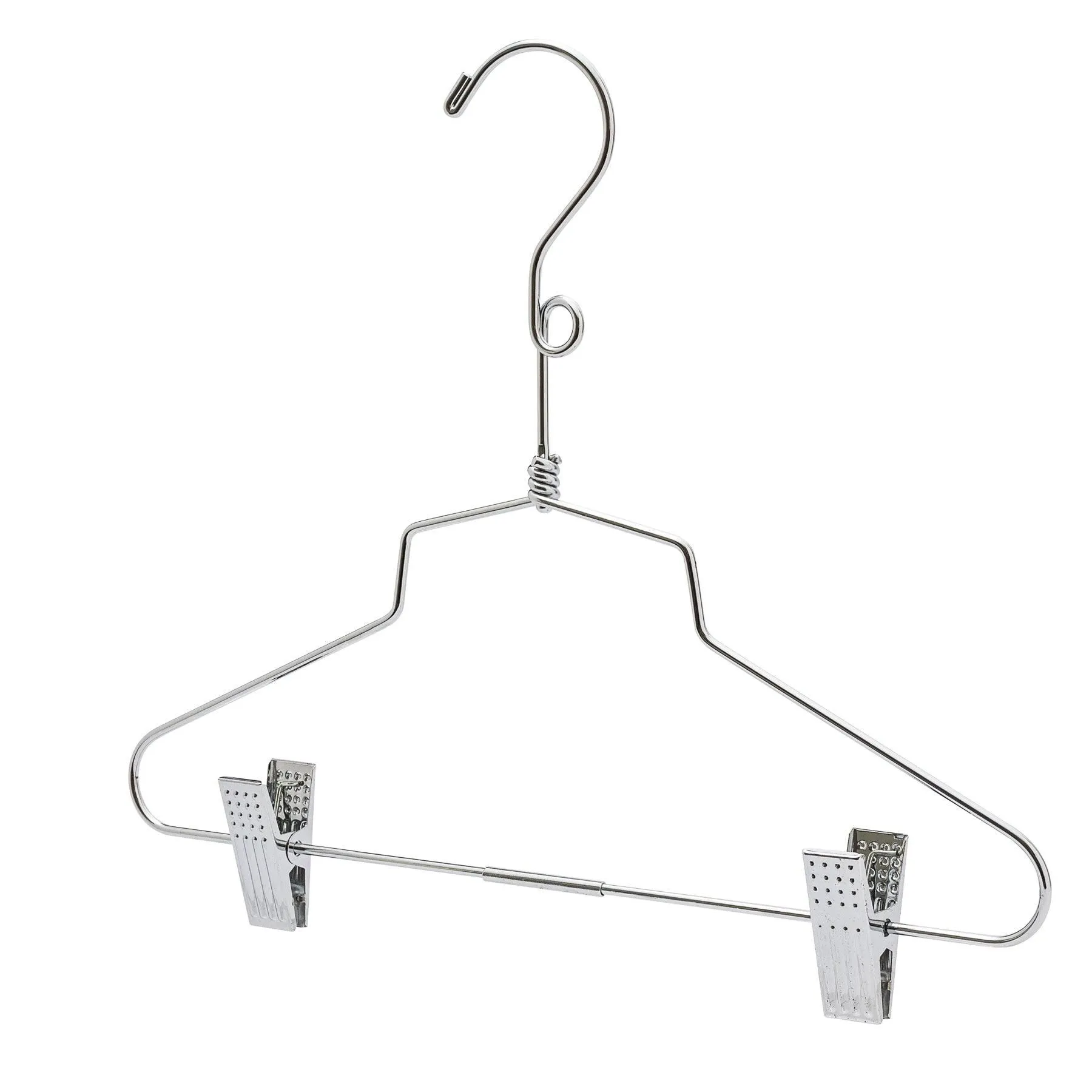 Kid Combination Metal Clothes Hanger w/ Clips - 30cm X 3.5mm Thick - Sold in Bundles of 50/100