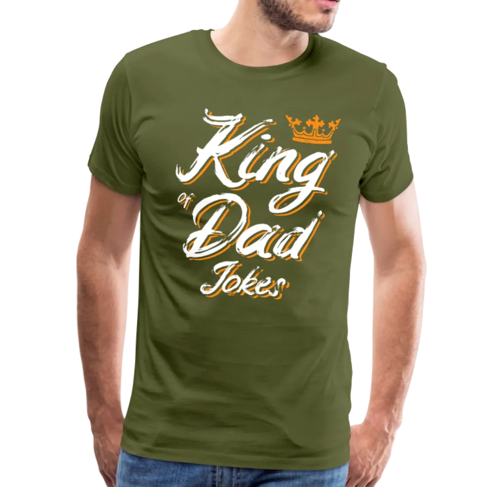 King of the Dad Jokes Men's Premium T-Shirt (CK1663)