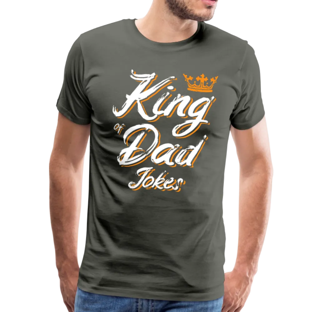 King of the Dad Jokes Men's Premium T-Shirt (CK1663)