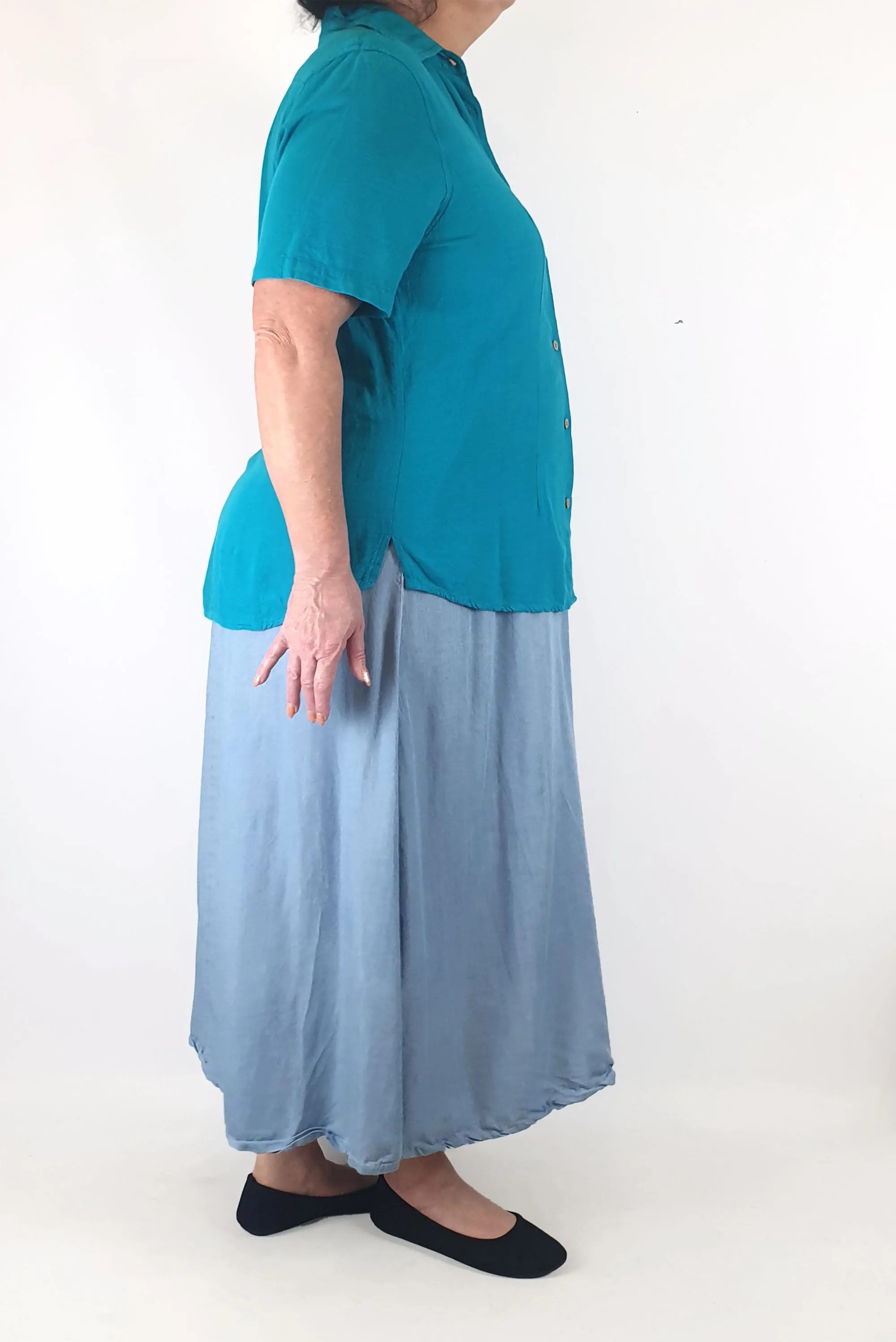 Kingston Grange vintage blue top size 20