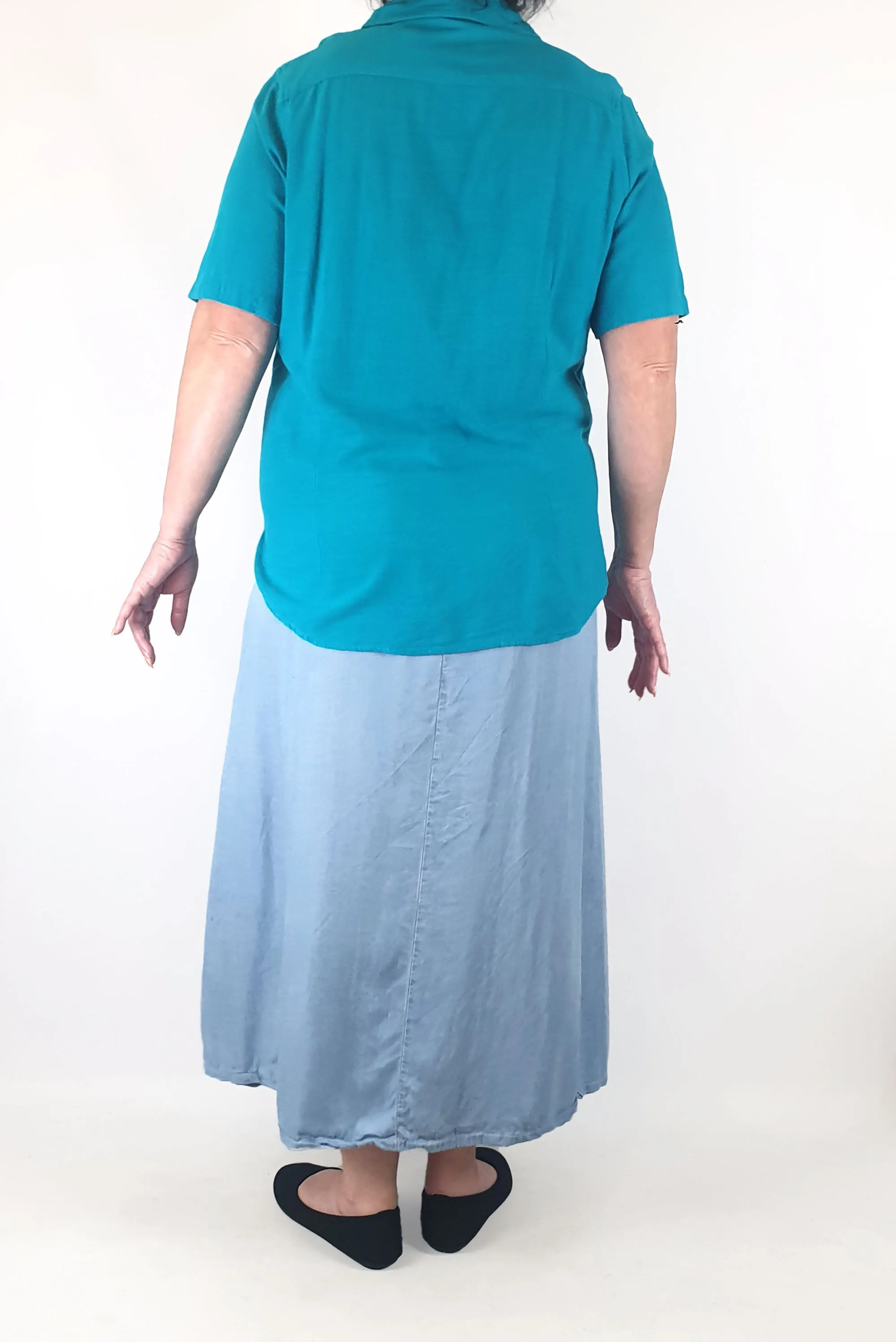Kingston Grange vintage blue top size 20