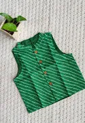 Klingaru Festive Green Kota Jacket