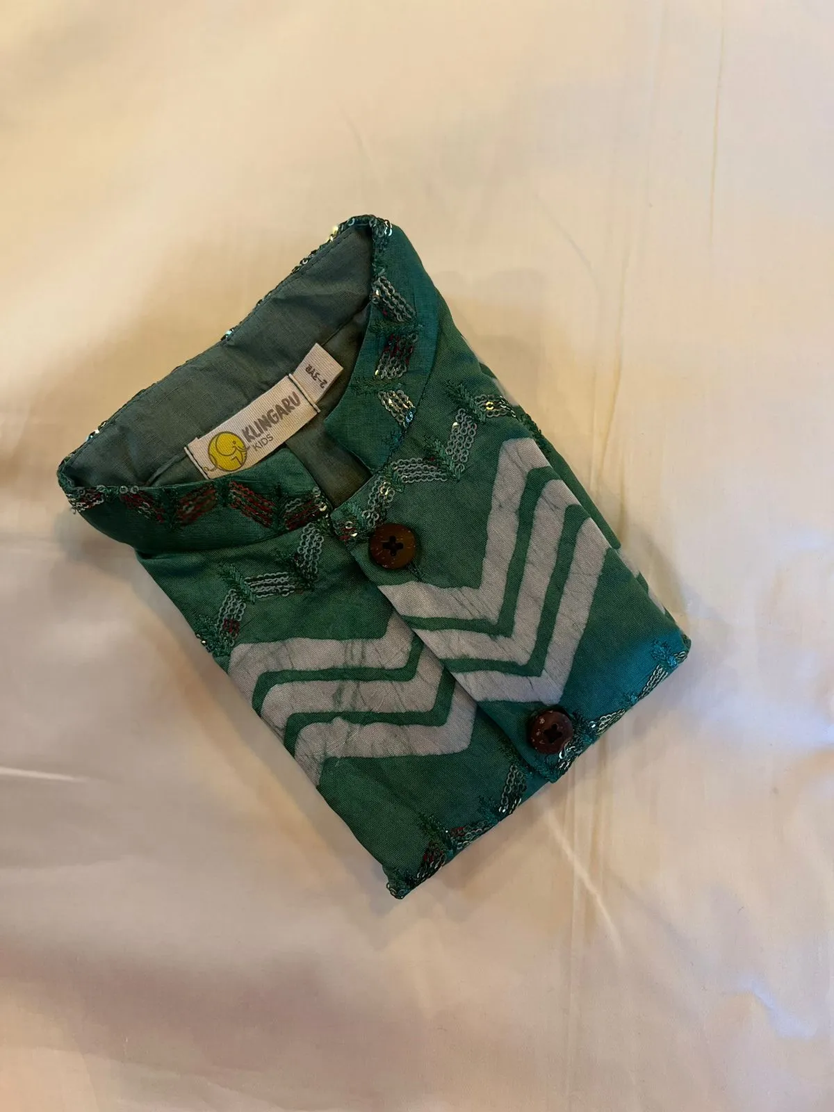Klingaru Jacket - Green Waves