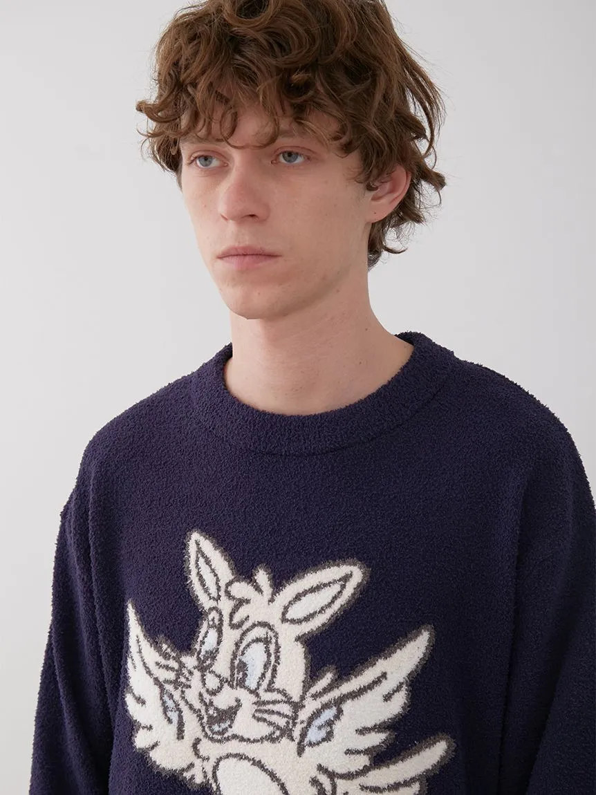 KOUSUKE SHIMIZU Men's Air Moco Pullover Sweater