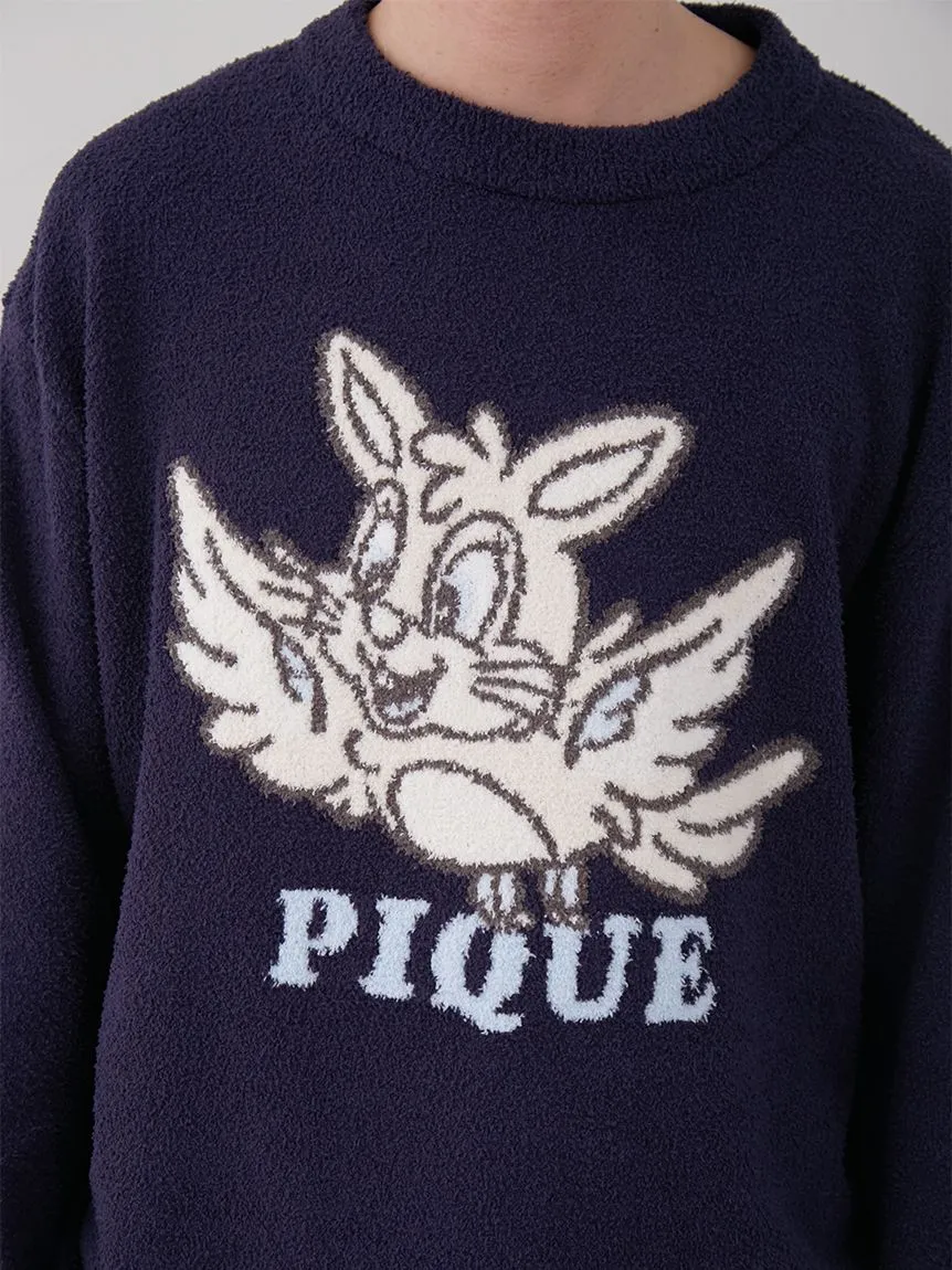 KOUSUKE SHIMIZU Men's Air Moco Pullover Sweater
