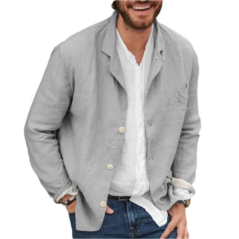 Krael – Classic Men’s Linen Shirt