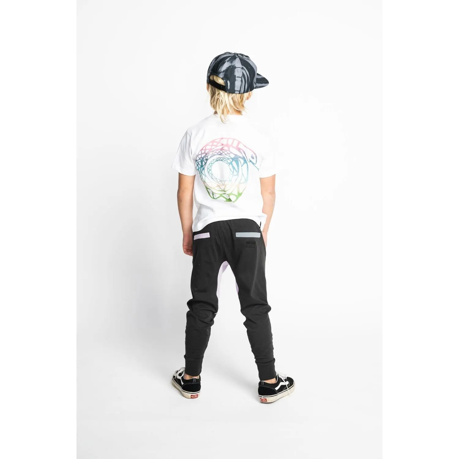 Ladder Ss Tee - White