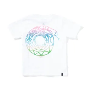 Ladder Ss Tee - White