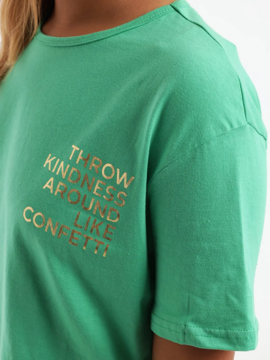 Ladies Boxy Tee - Green