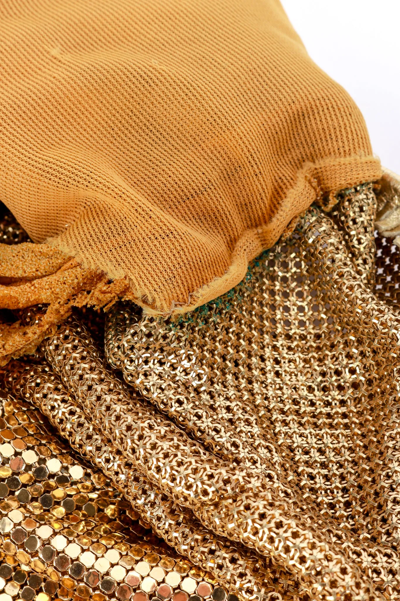 Lattice Shoulder Metal Mesh Top