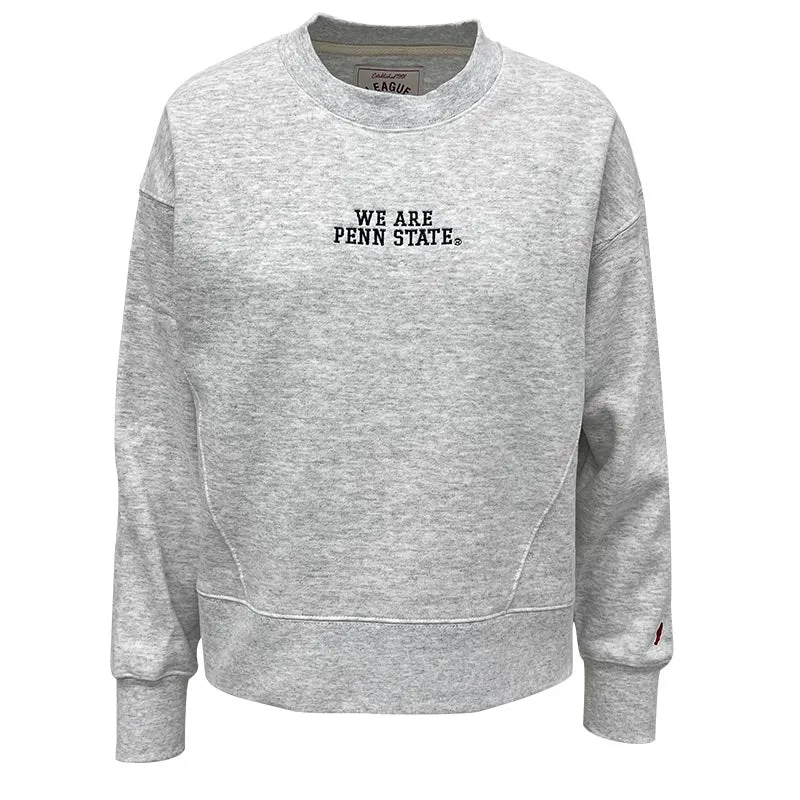 League Ladies Boxy WE ARE Crew Sweatshirt