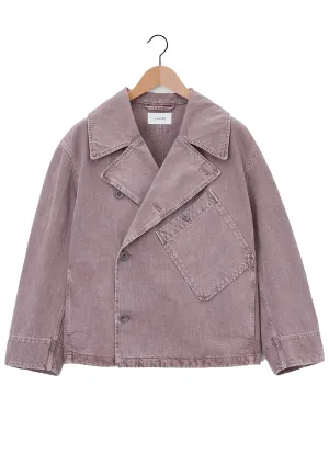 LEMAIRE - DISPATCH JACKET DENIM SNOW MAUVE