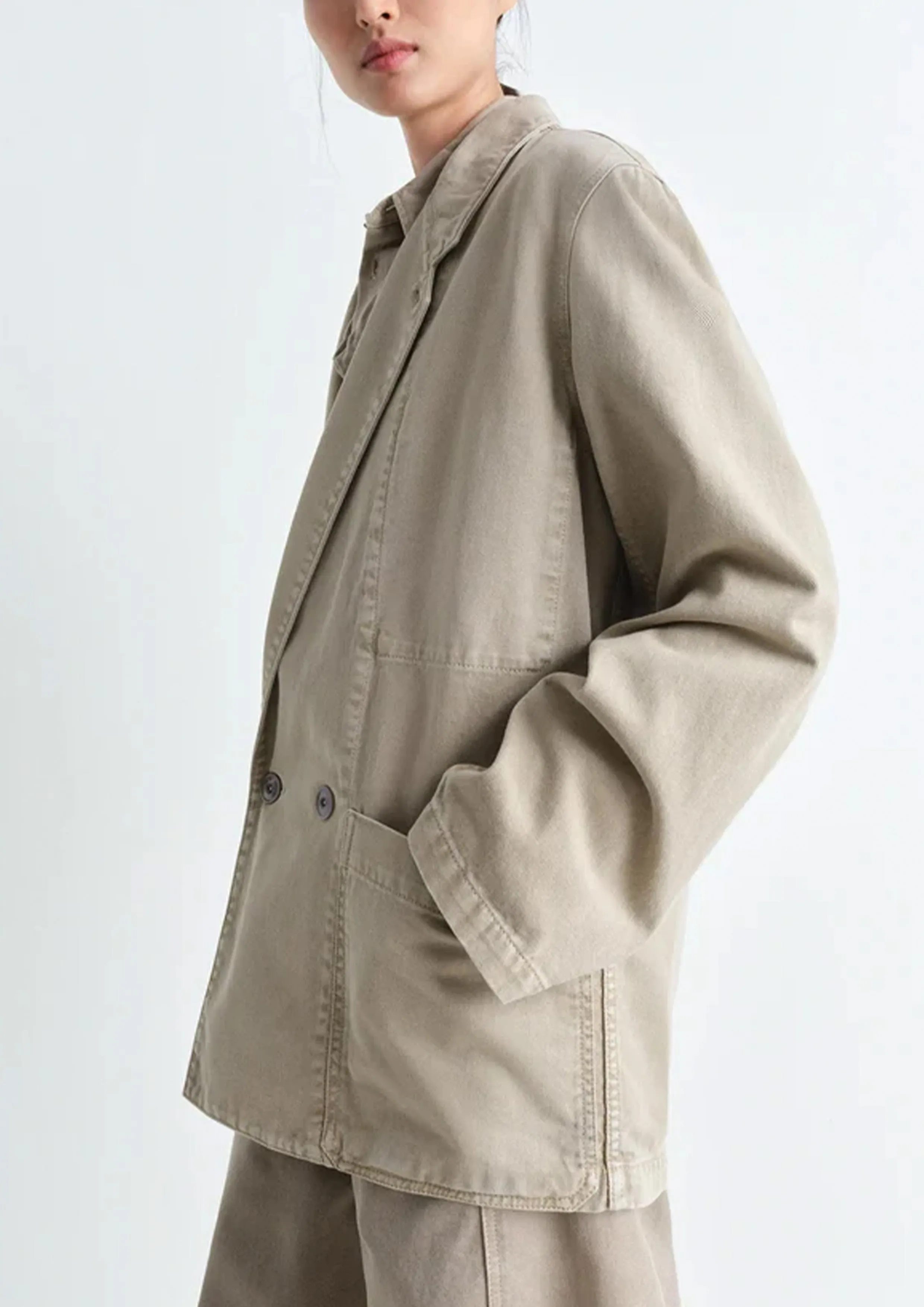 LEMAIRE - WORKWEAR BLAZER NATURAL BEIGE