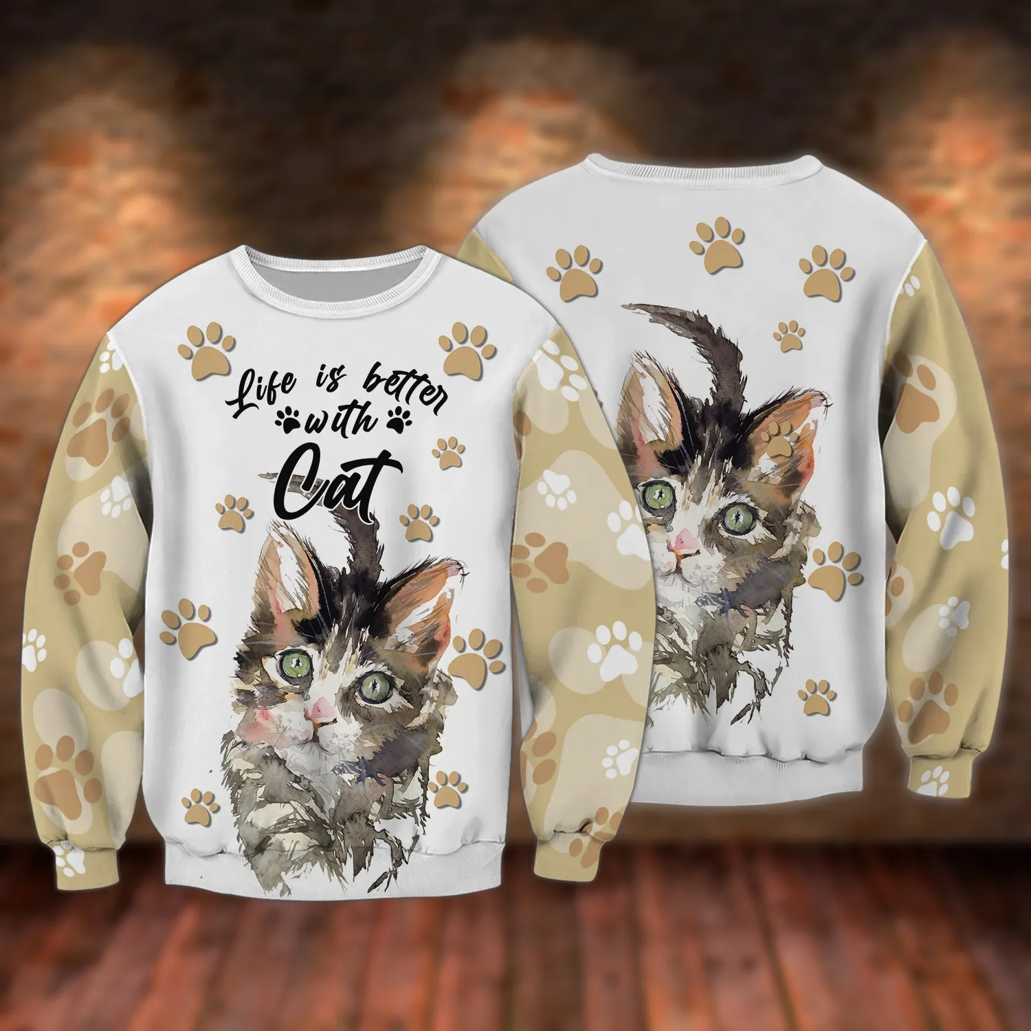 Life is Better With Cats 3D Shirts Design, Hoodie T Shirt