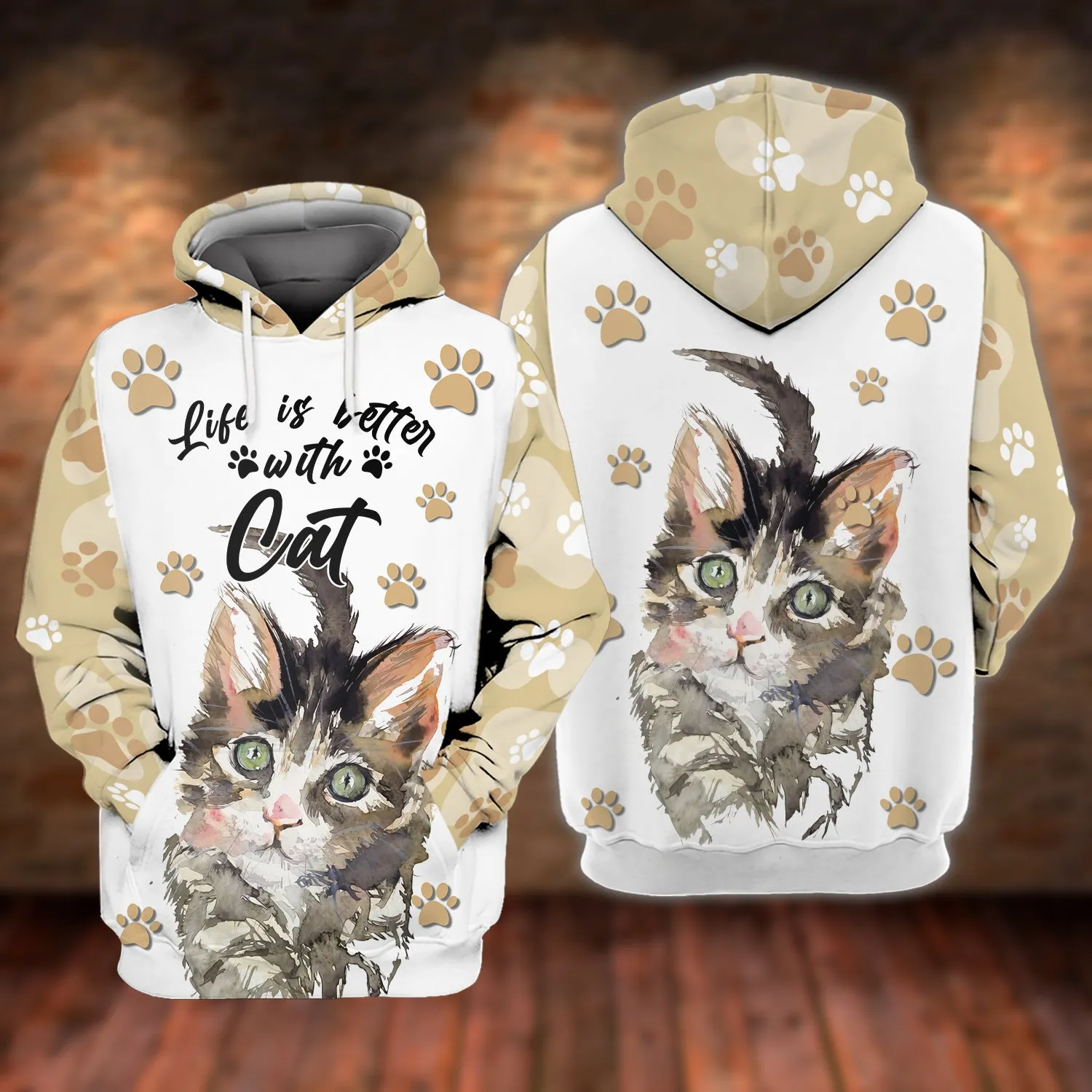 Life is Better With Cats 3D Shirts Design, Hoodie T Shirt