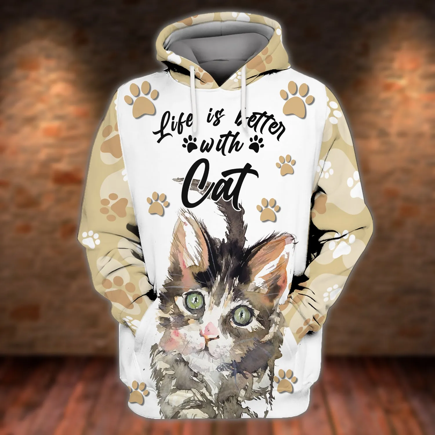 Life is Better With Cats 3D Shirts Design, Hoodie T Shirt
