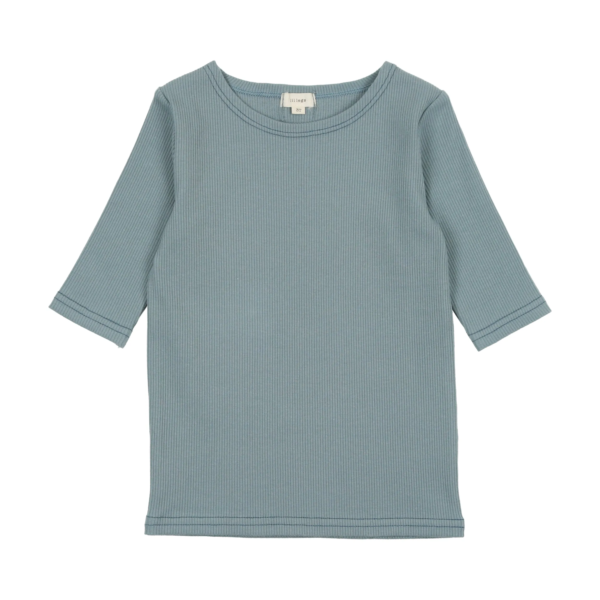 Lil Legs Three Quarter Sleeve T-Shirt - Ocean