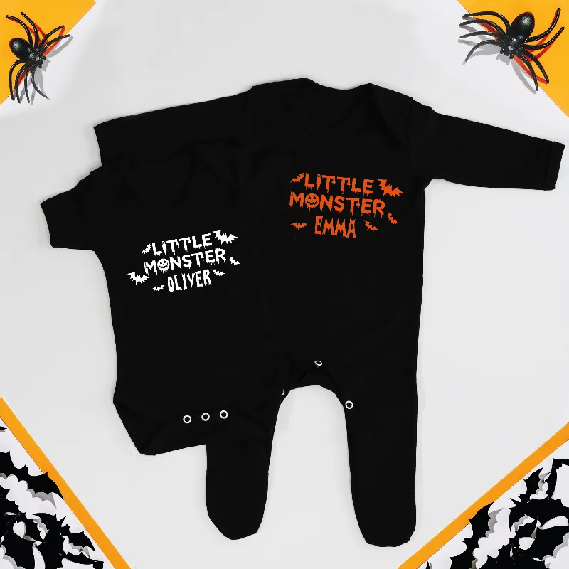 Little Monster, MUMster, DADster Matching Family T-shirts