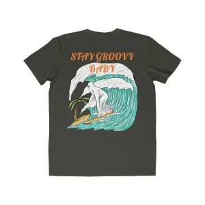 LonelySurfer Groovy Ghost Tee - Charcoal