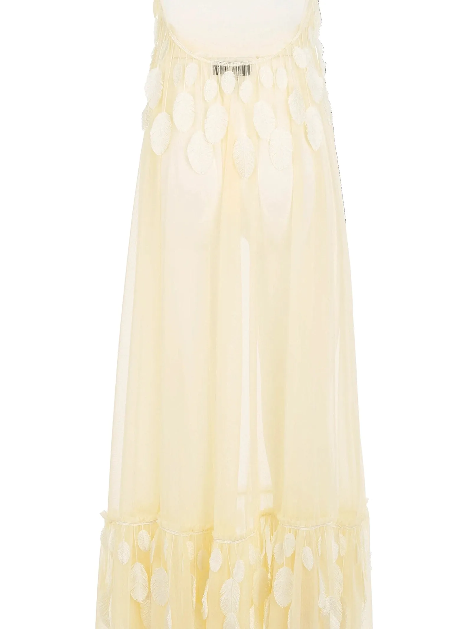Long Dress Tulle Plumage