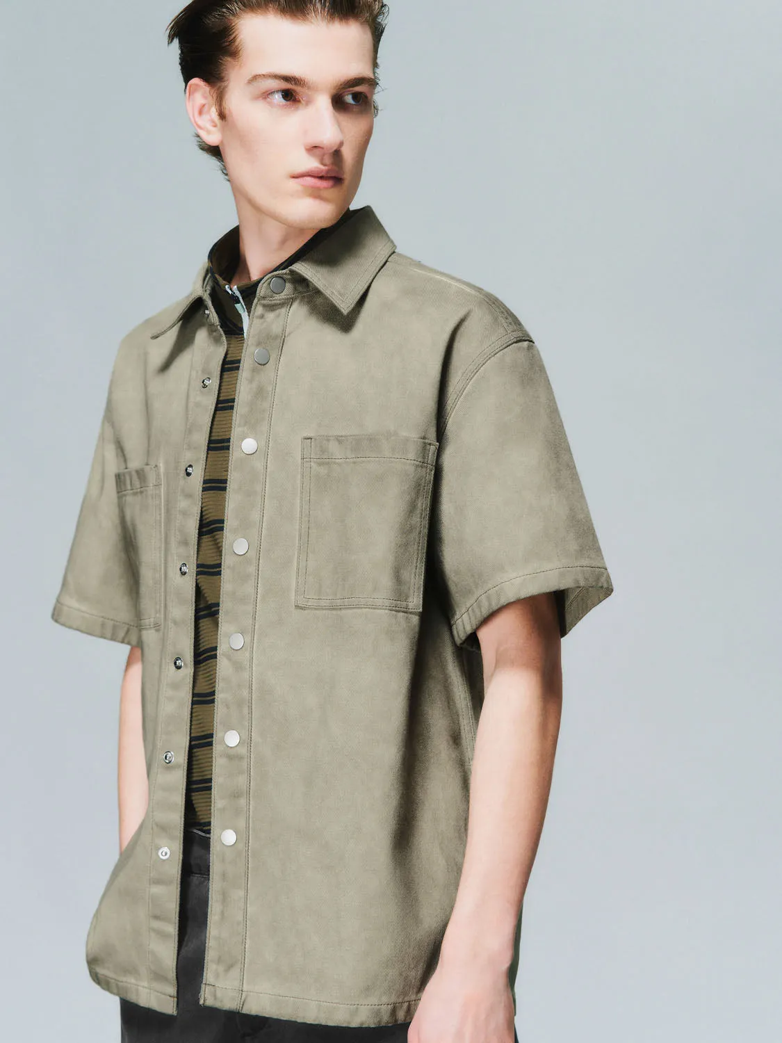 Loose Denim Shirts