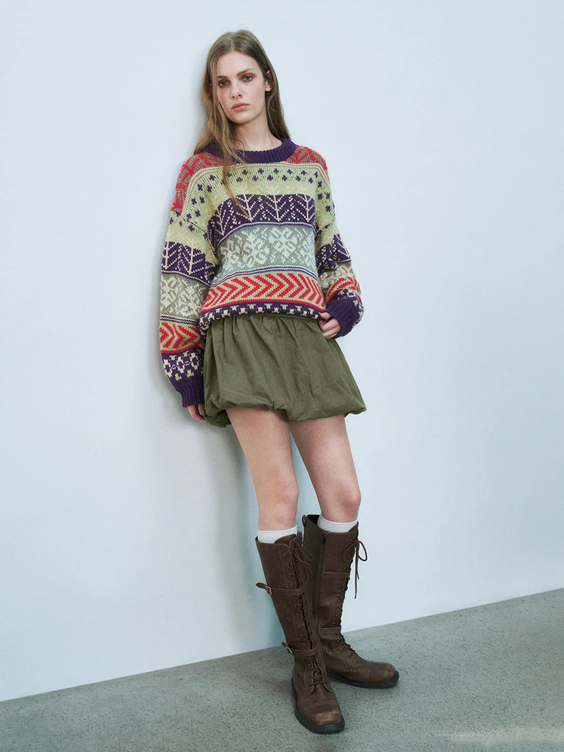 Loose Knitted T-Shirts