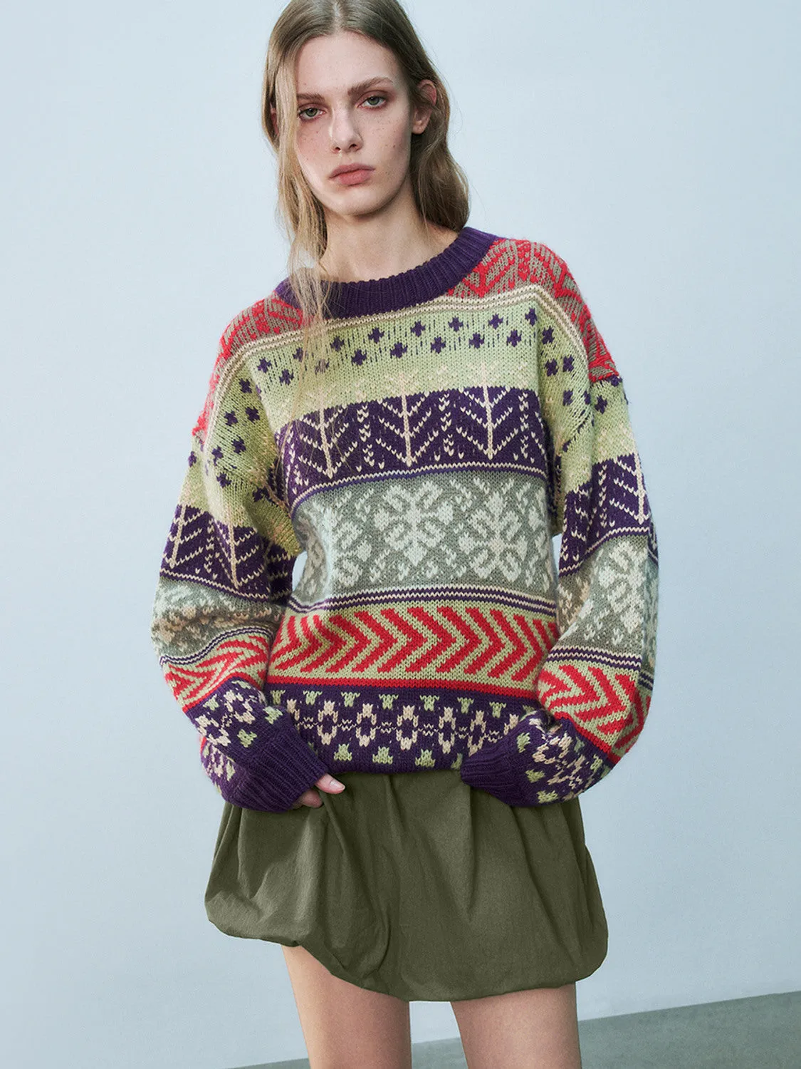 Loose Knitted T-Shirts