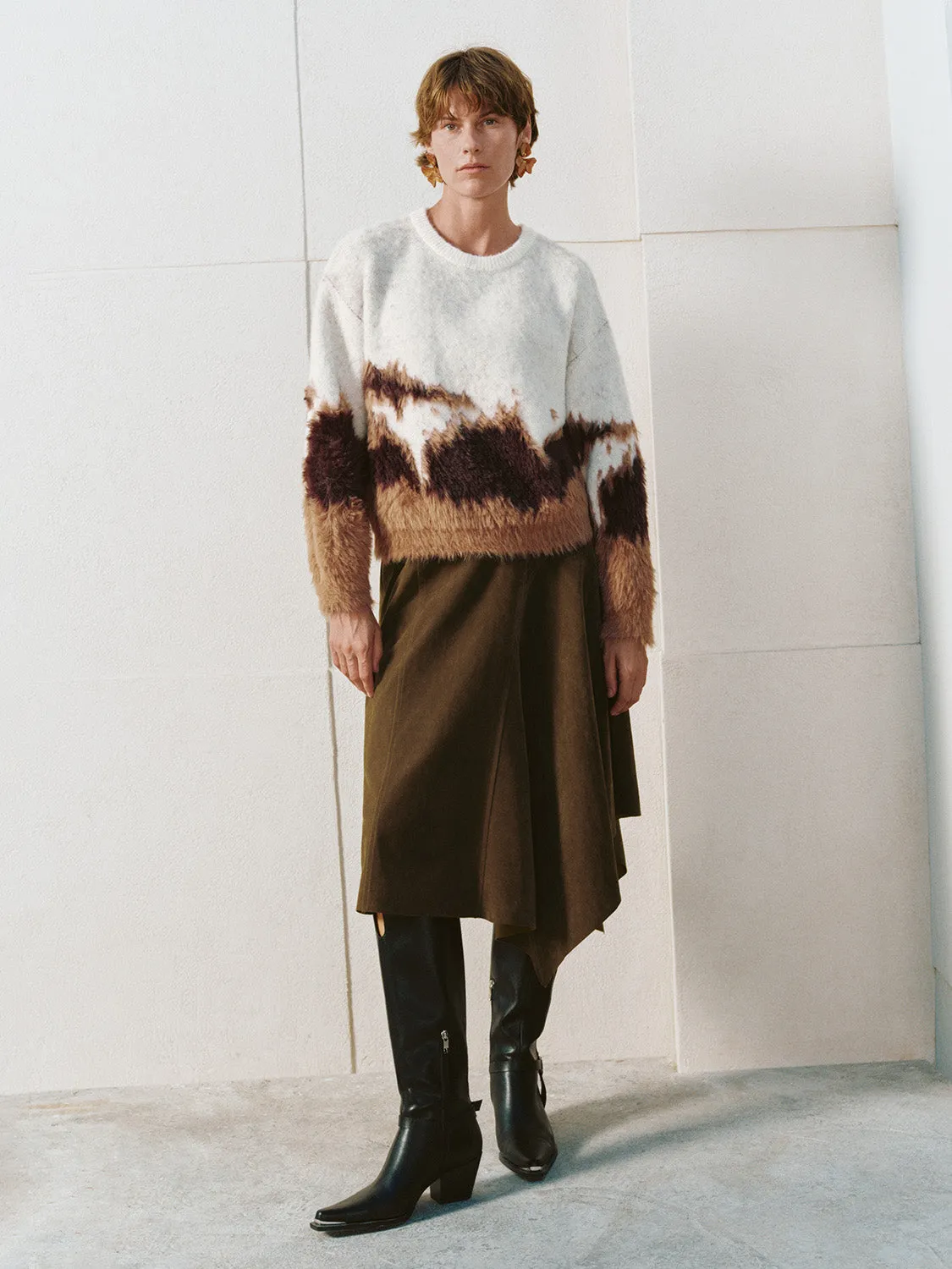 Loose Pullover Knitted T-Shirts