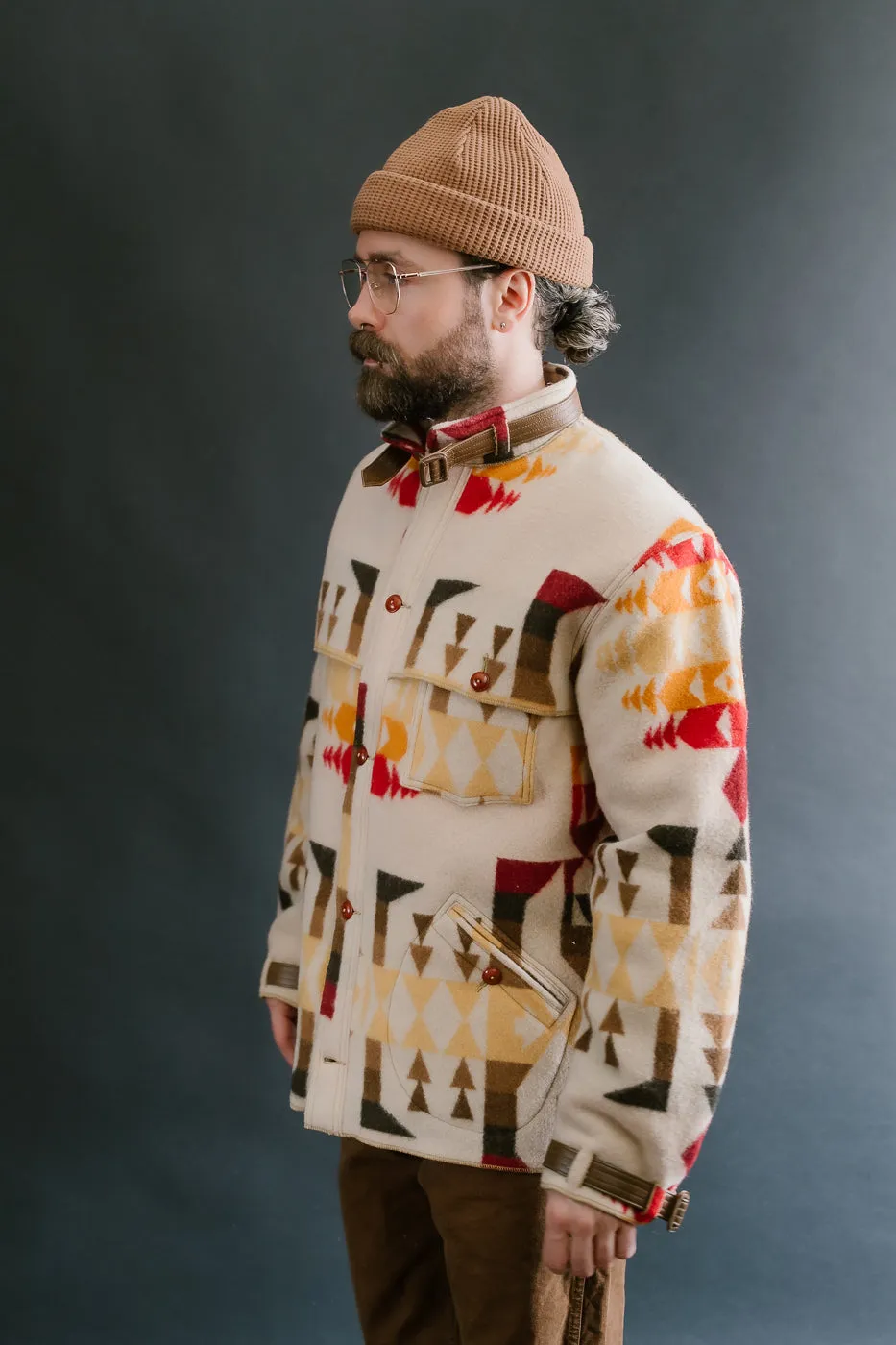 Lot JG-32 - Stag Wool Coat - Beige