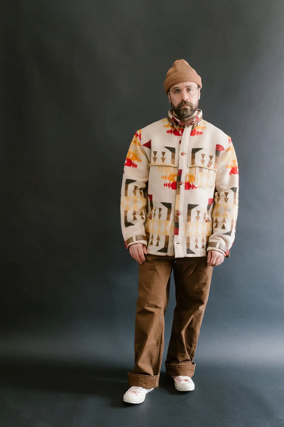 Lot JG-32 - Stag Wool Coat - Beige