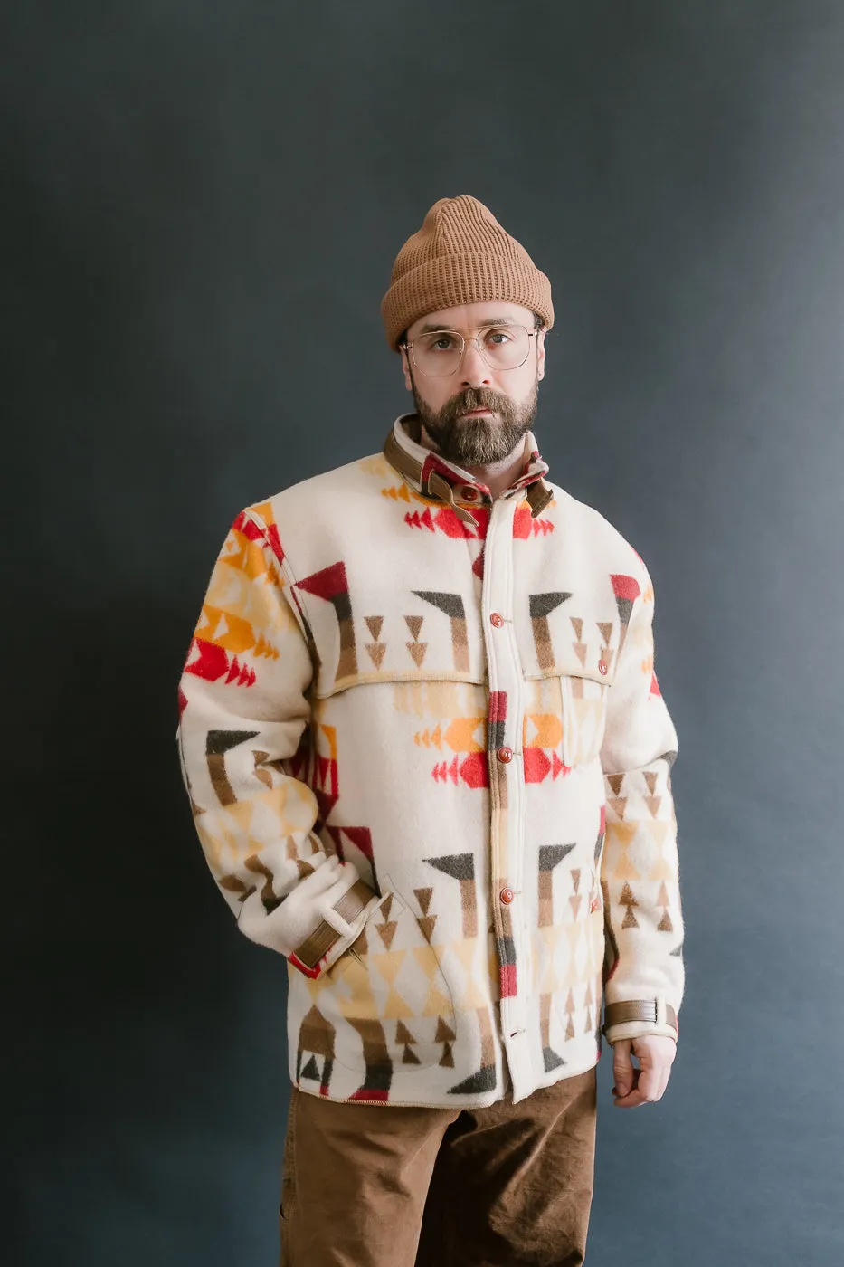 Lot JG-32 - Stag Wool Coat - Beige