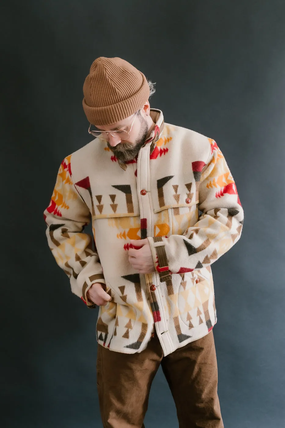 Lot JG-32 - Stag Wool Coat - Beige