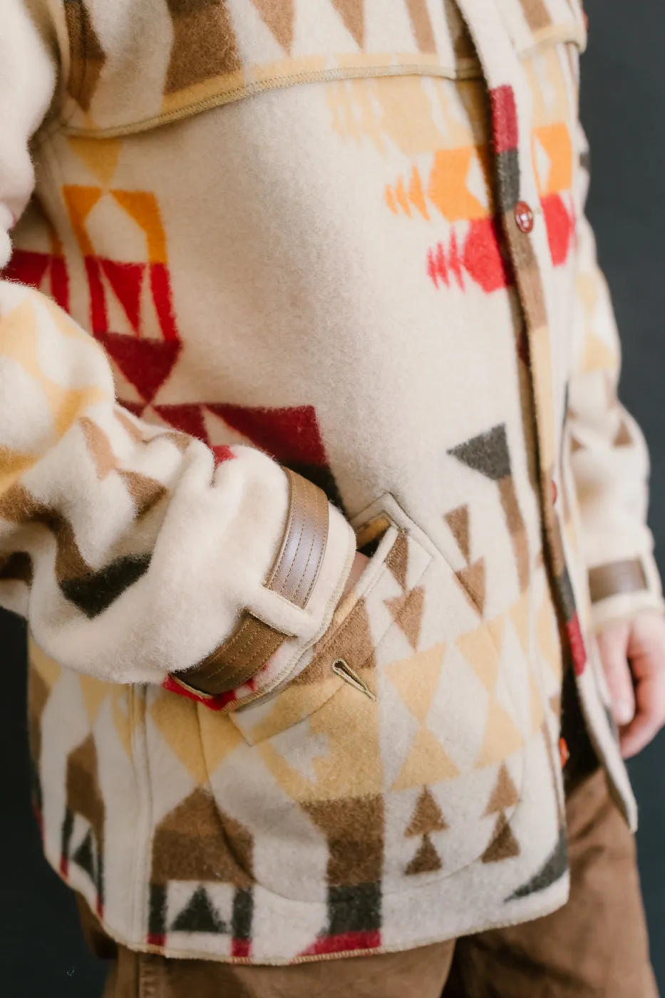 Lot JG-32 - Stag Wool Coat - Beige