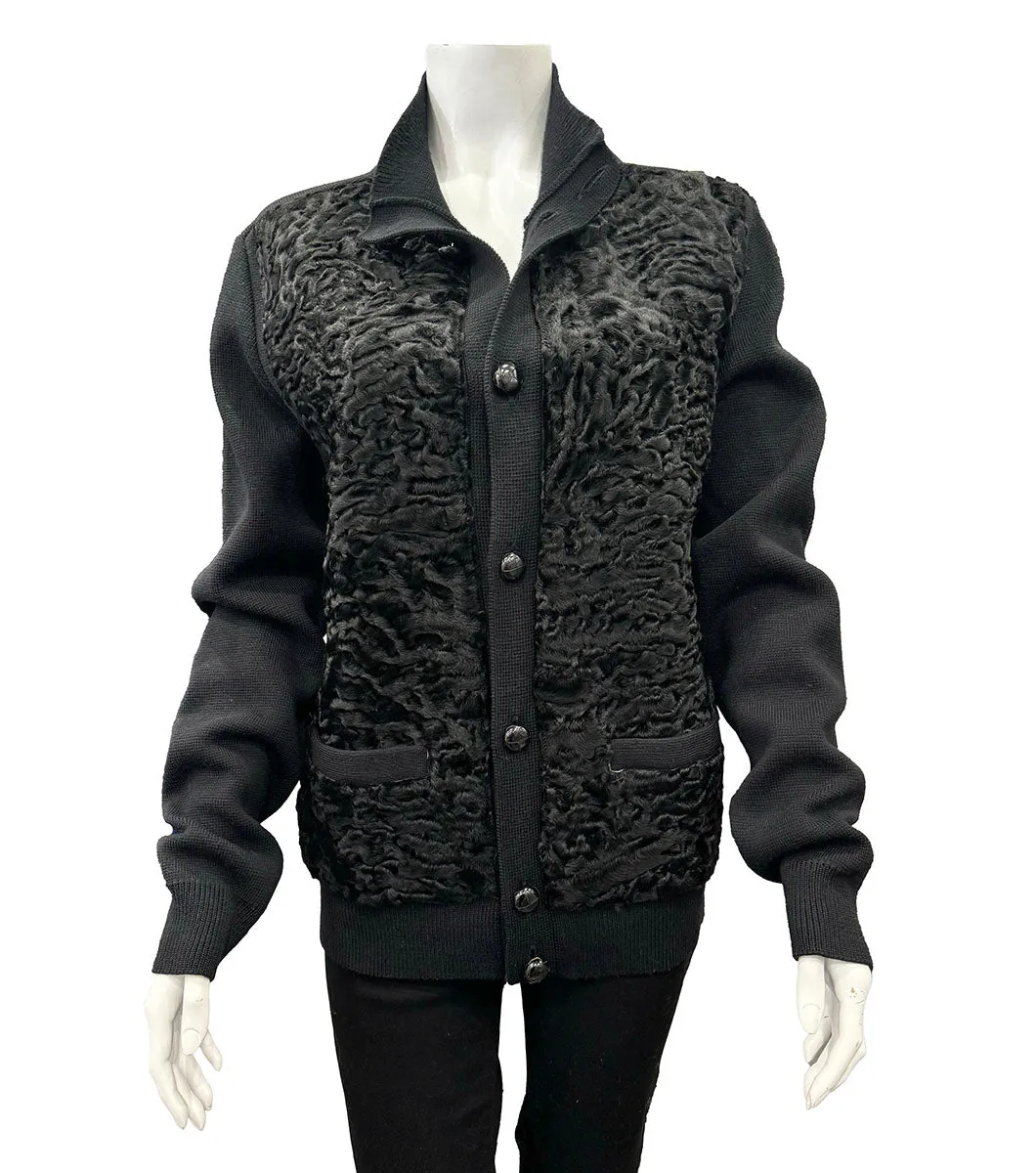 Louis Vuitton Curly Lamb Jacket - MEDIUM