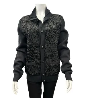 Louis Vuitton Curly Lamb Jacket - MEDIUM