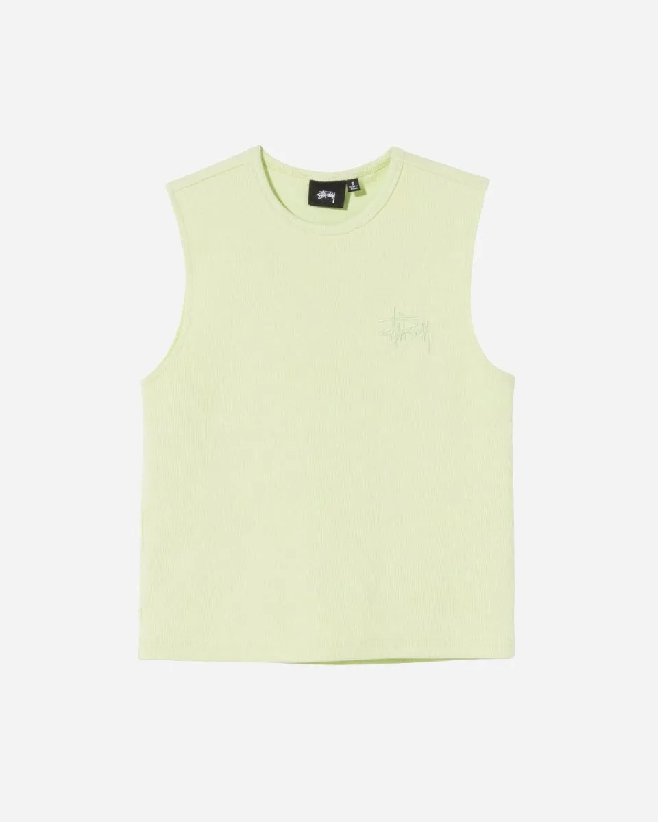 Marcel Sleeveless Tee - Lime