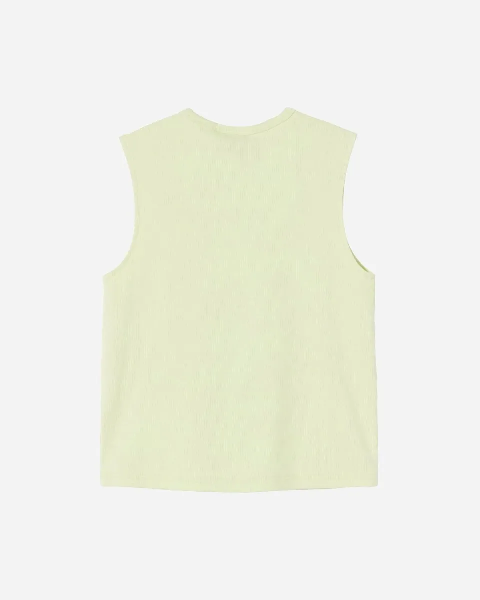 Marcel Sleeveless Tee - Lime