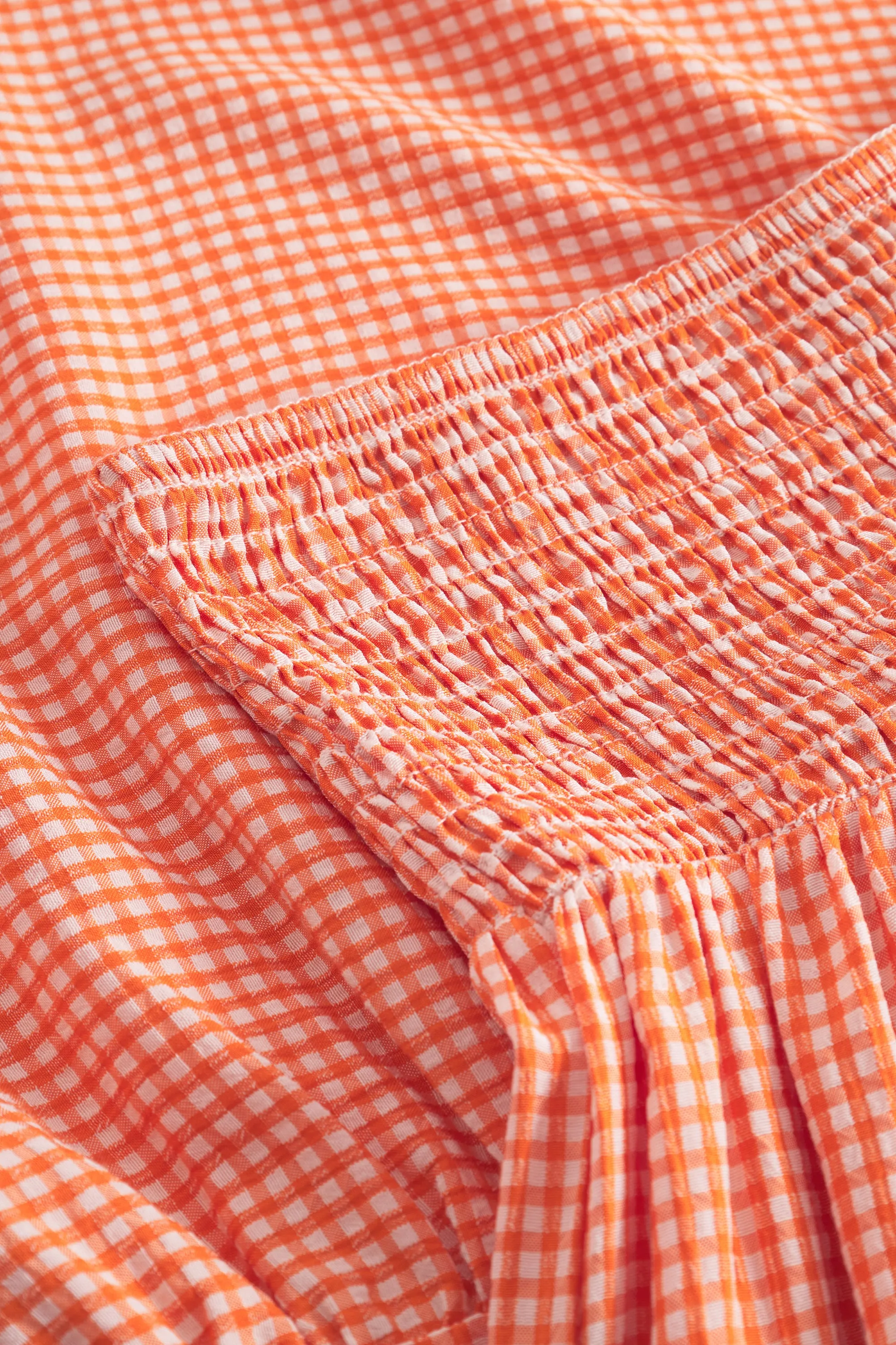 Mari Long Skirt - Clay Checked