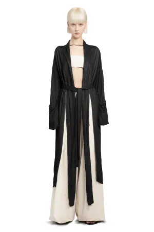 Maxi Panels Robe in Black and Silver