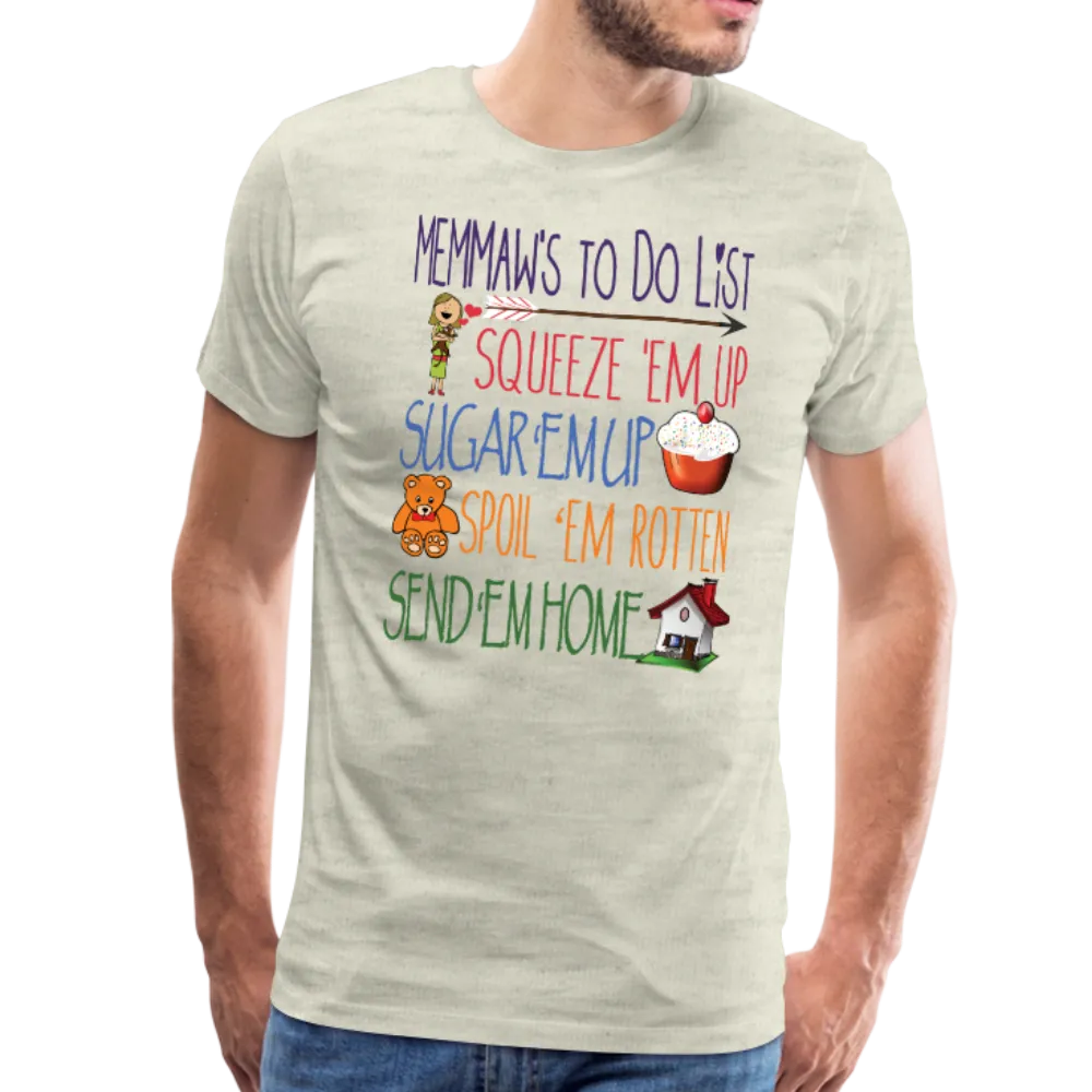 Memaw's ToDo List Men's Premium T-Shirt (CK1617)