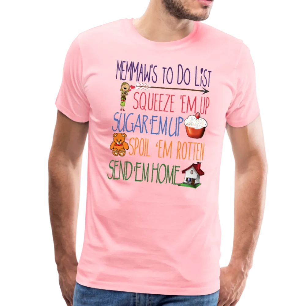 Memaw's ToDo List Men's Premium T-Shirt (CK1617)