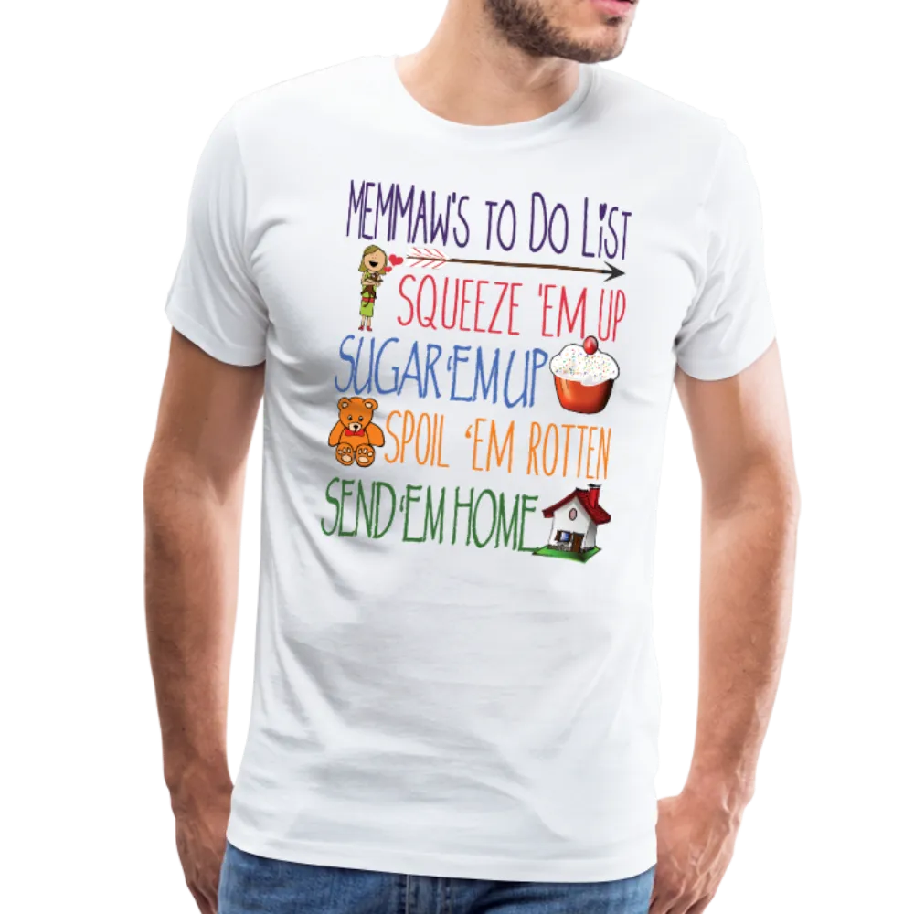 Memaw's ToDo List Men's Premium T-Shirt (CK1617)