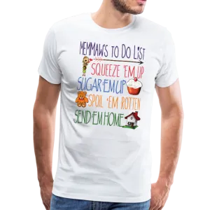 Memaw's ToDo List Men's Premium T-Shirt (CK1617)