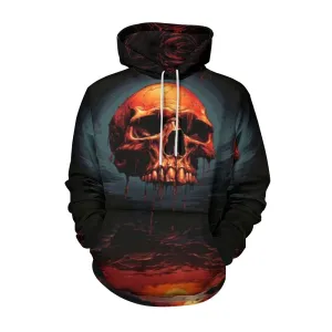 Mens Halloween Horror Skull 3D Print Hoodies