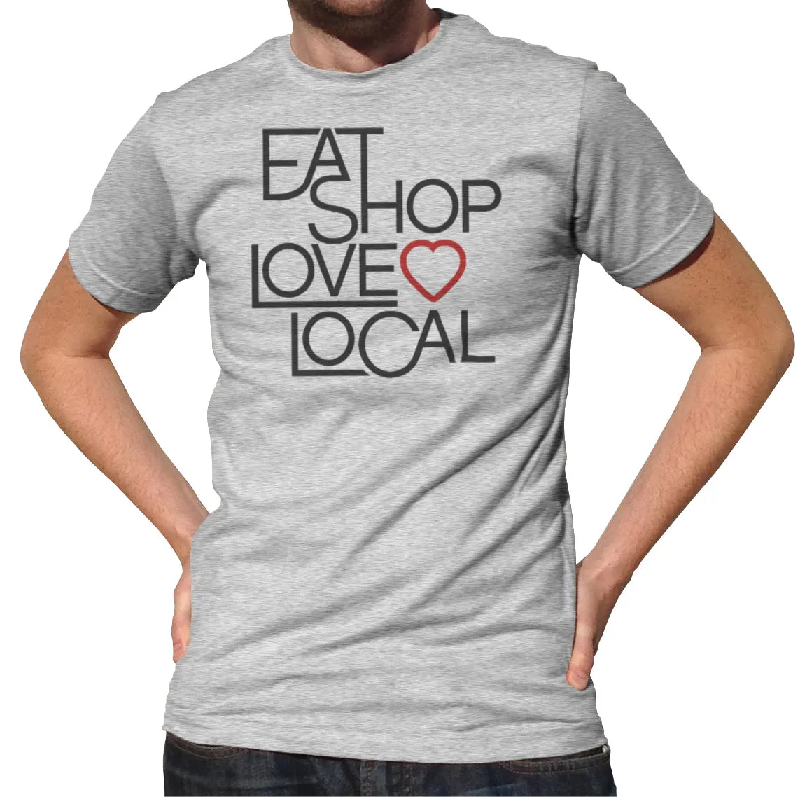 Men's Love Shop Eat Local T-Shirt
