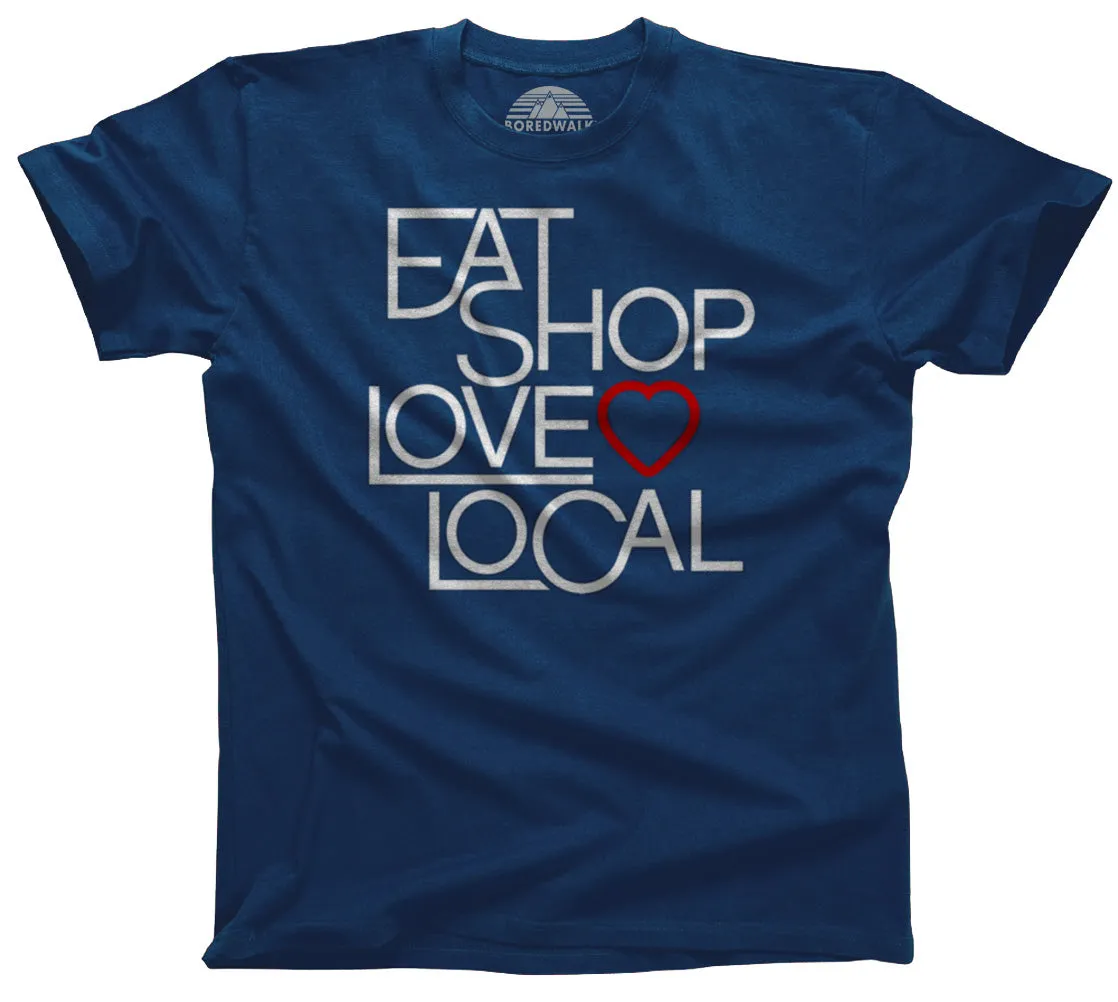 Men's Love Shop Eat Local T-Shirt