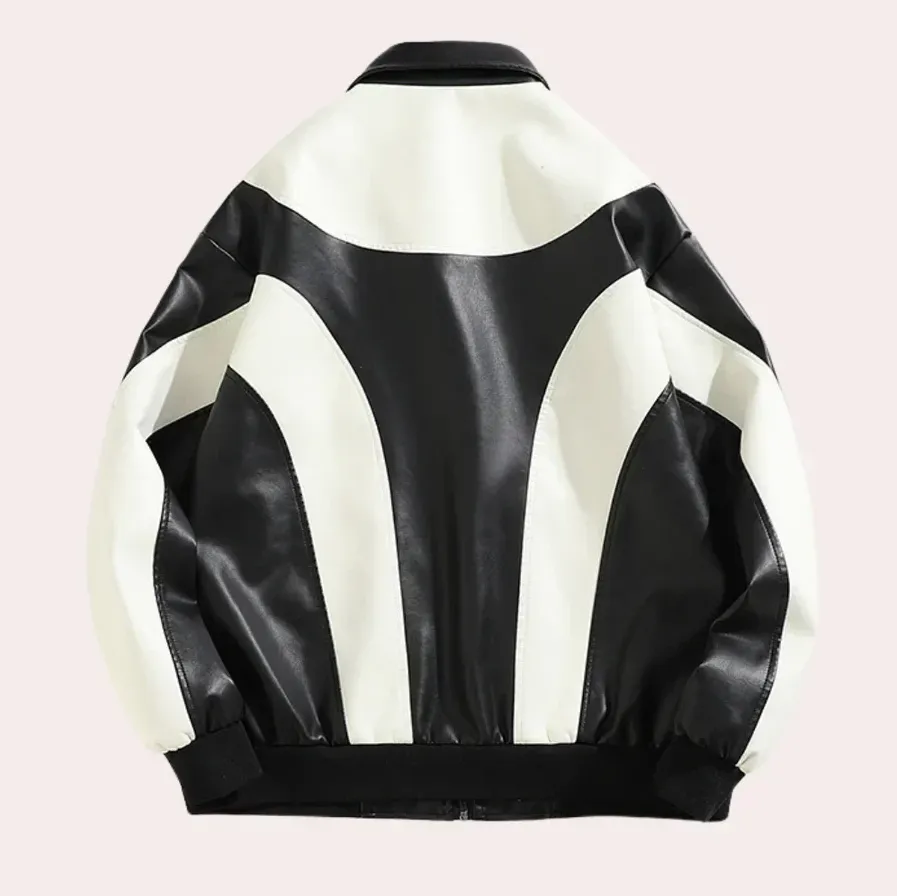 Men's modern zipped jacket